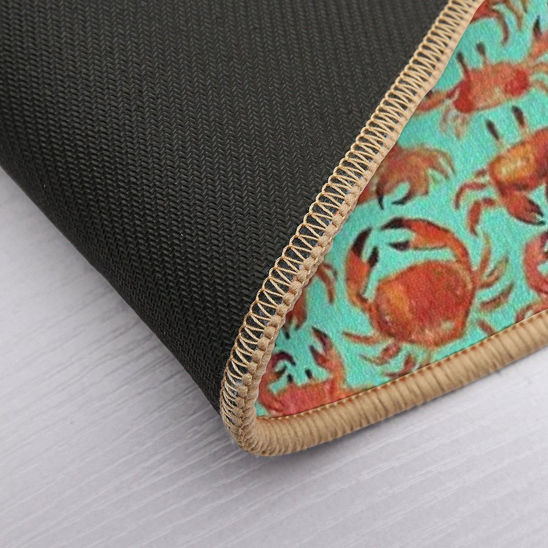 Crab Pattern  Repositionable Bath Mat