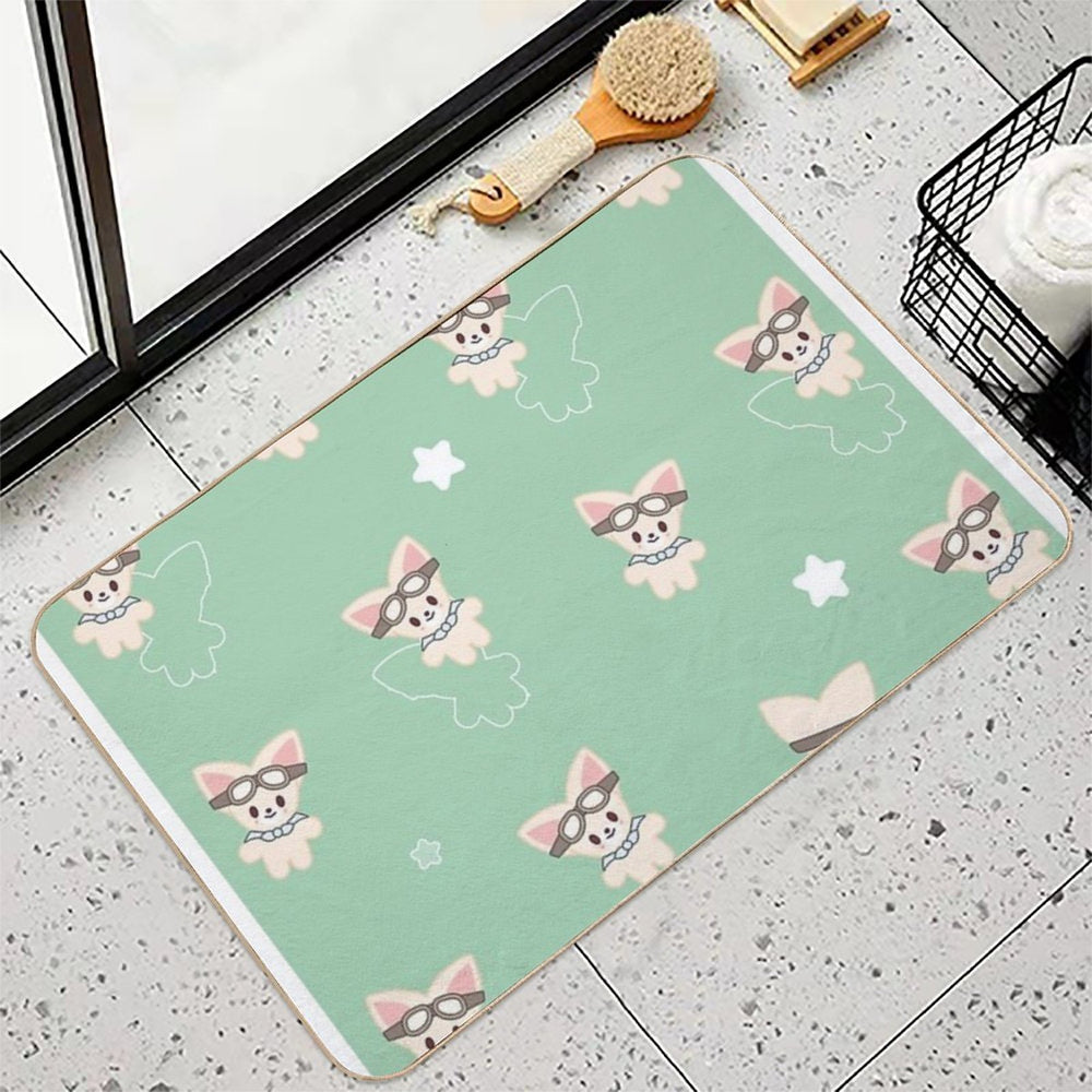 Skzoo FoxI.Ny Pilot - Stray Kids IN Jeongin  Non-Slip Bath Mat