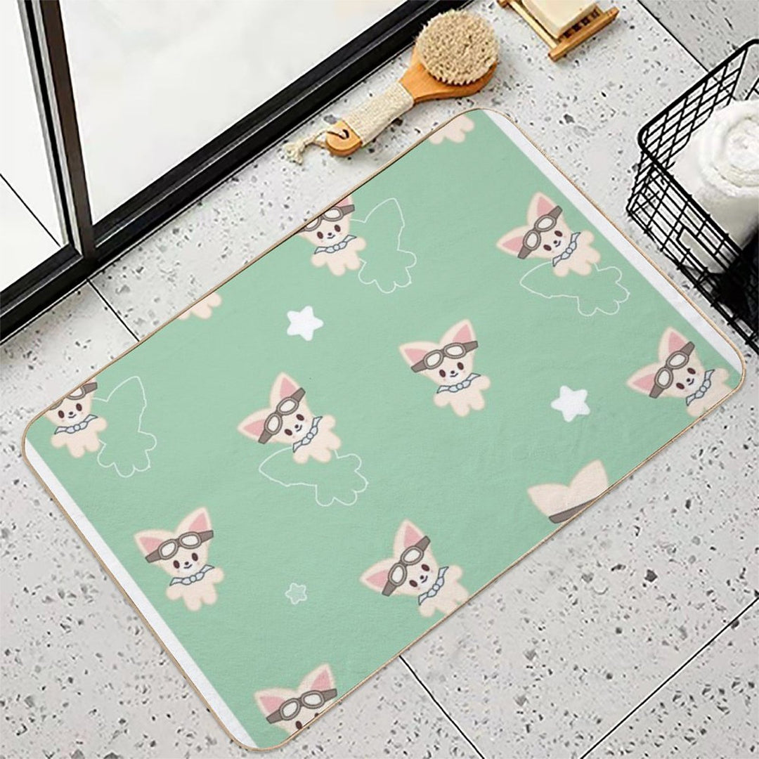 Skzoo FoxI.Ny Pilot - Stray Kids IN Jeongin  Non-Slip Bath Mat