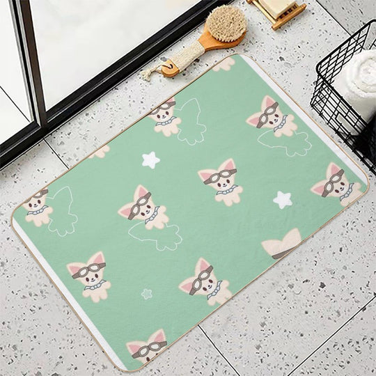 Skzoo FoxI.Ny Pilot - Stray Kids IN Jeongin  Non-Slip Bath Mat