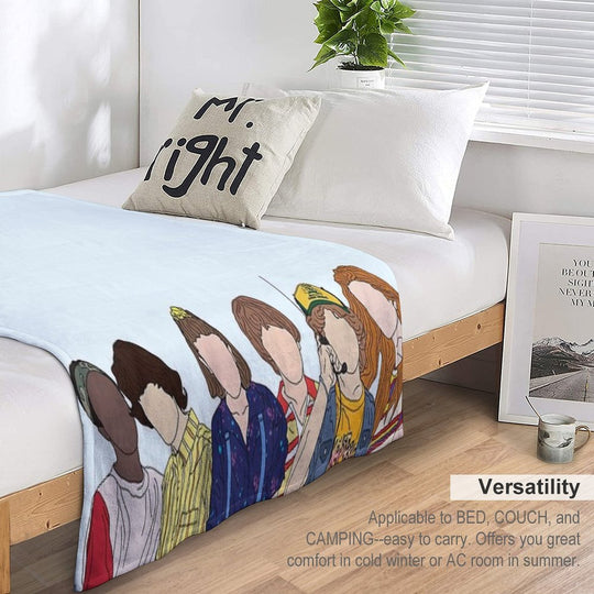 Stranger Things 3 Machine-washable Throw Blanket