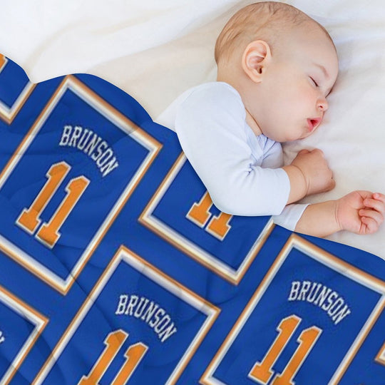 Jalen Brunson - Knicks Compact Throw Blanket