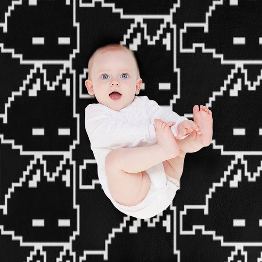 Omori Cat Mewo Sustainable Throw Blanket