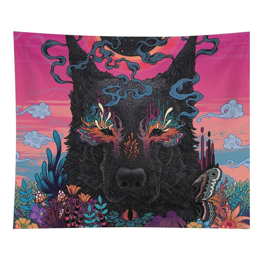 Black Eyed Dog Tapestry