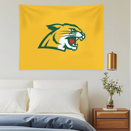 Northern Michigan Green Yellow Tapestry