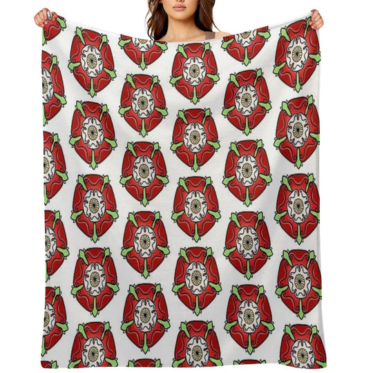 Tudor Rose Multi-functional Throw Blanket