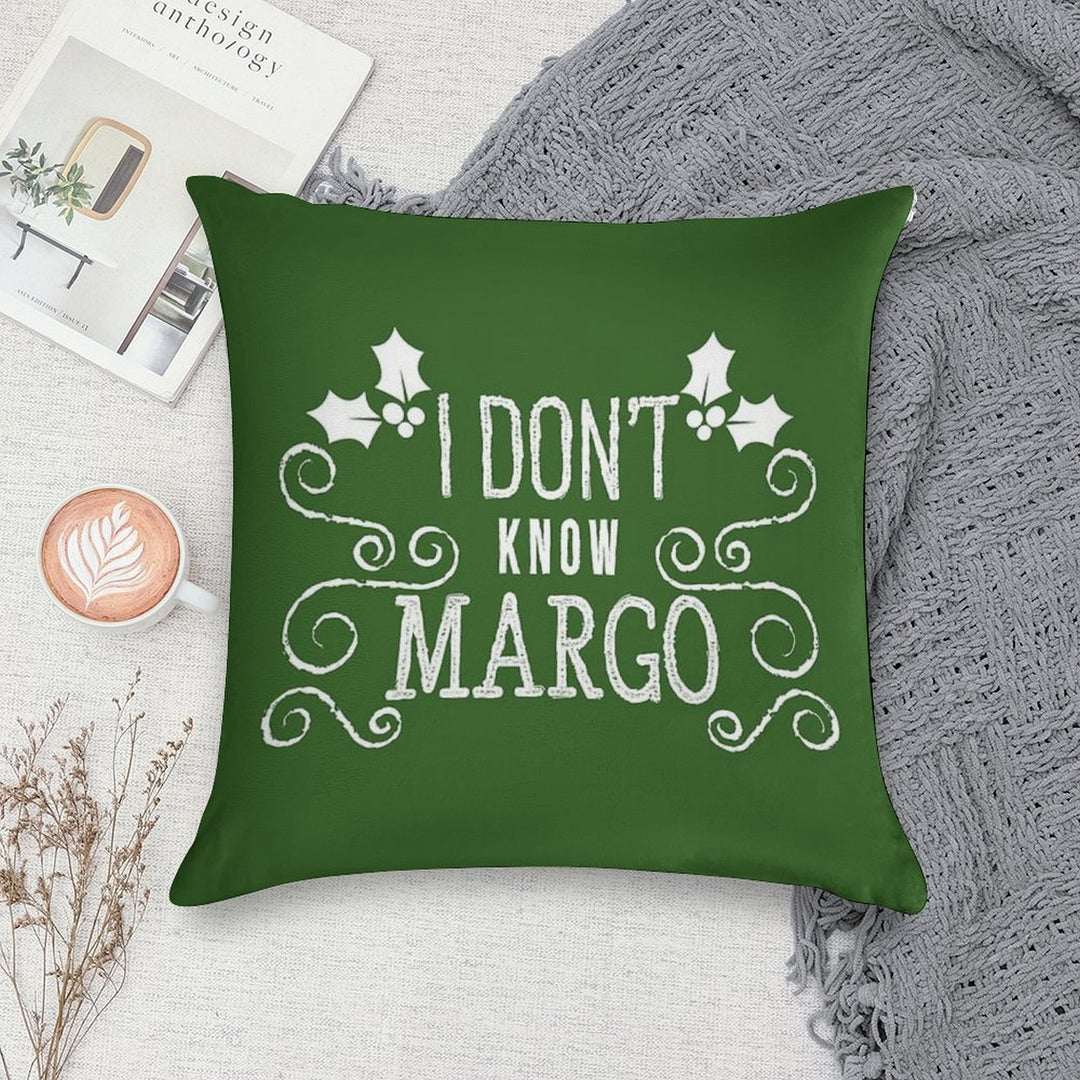 Christmas Vacation Todd And Margo Quote by Kelly Design Company Soft Home Decor Throw Pillow
