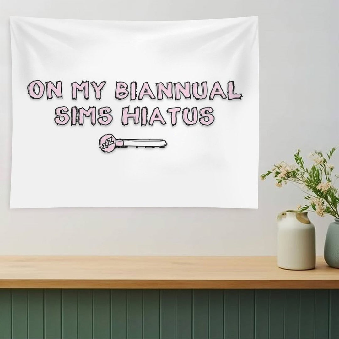 On My Biannual Sims Hiatus Tapestry