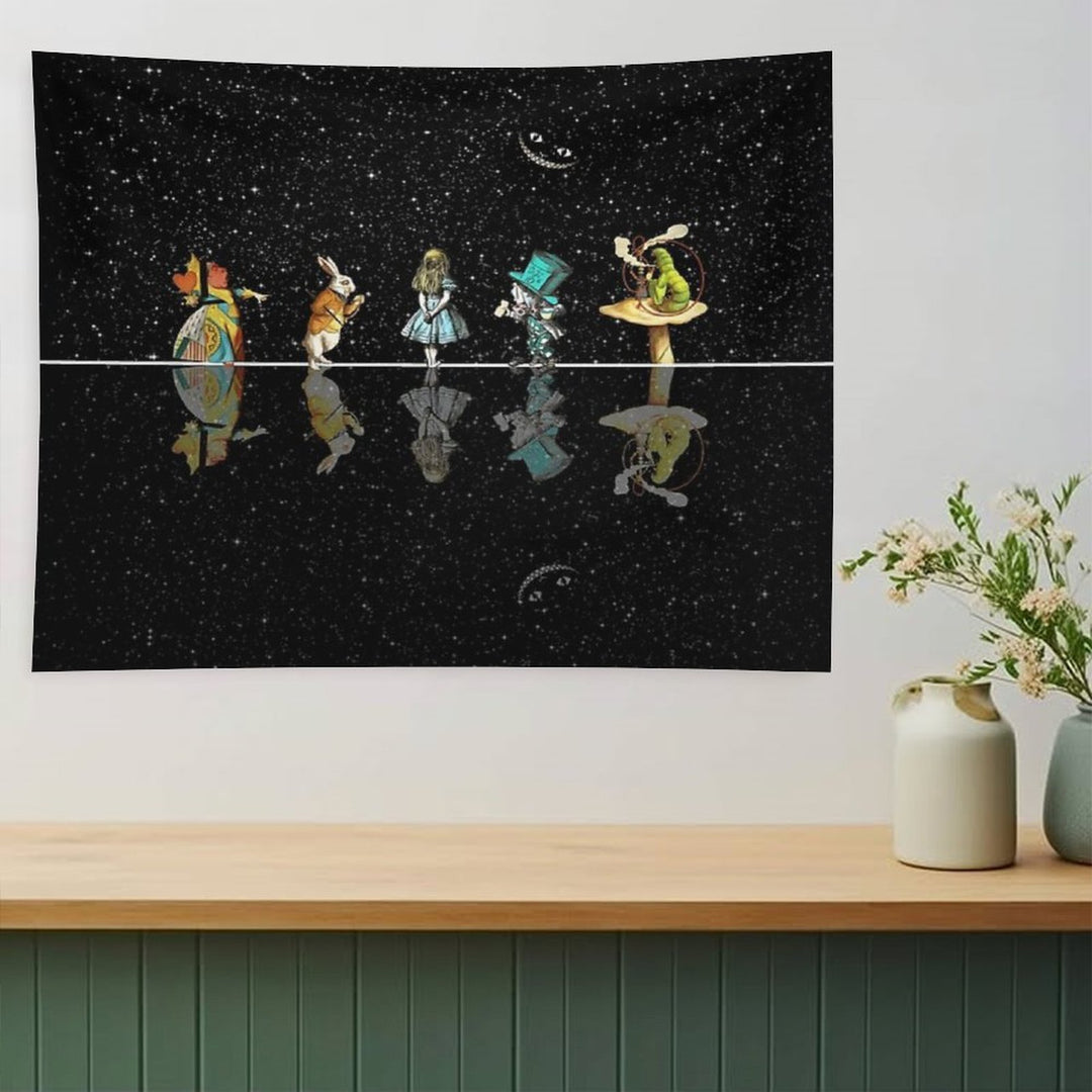 Wonderland Starry Night - Alice In Wonderland Tapestry