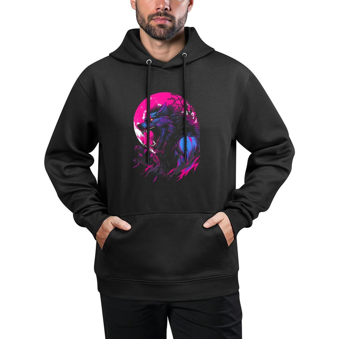 Horror Werewolf Head Halloween Mythology Wolf Shifter Lycan Durable Construction Hoodie