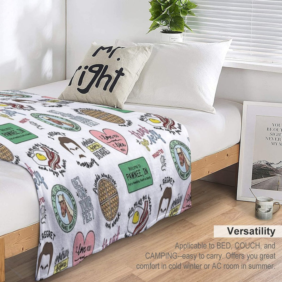 Parks And Recreation TV Show Art Quick-dry Throw Blanket