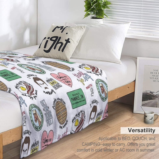 Parks And Recreation TV Show Art Quick-dry Throw Blanket