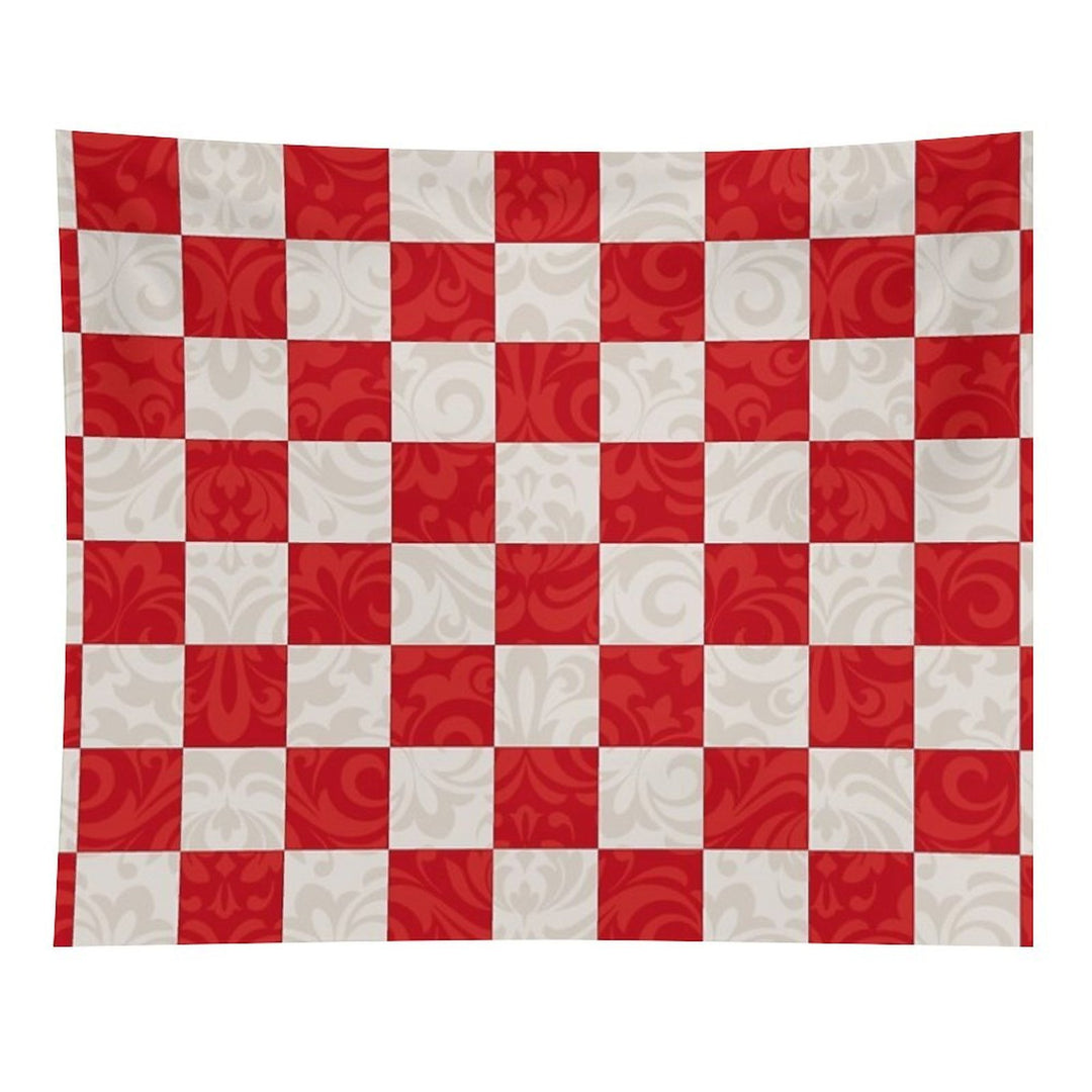 Monica's Checkered Throw Blanket Pattern Tapestry