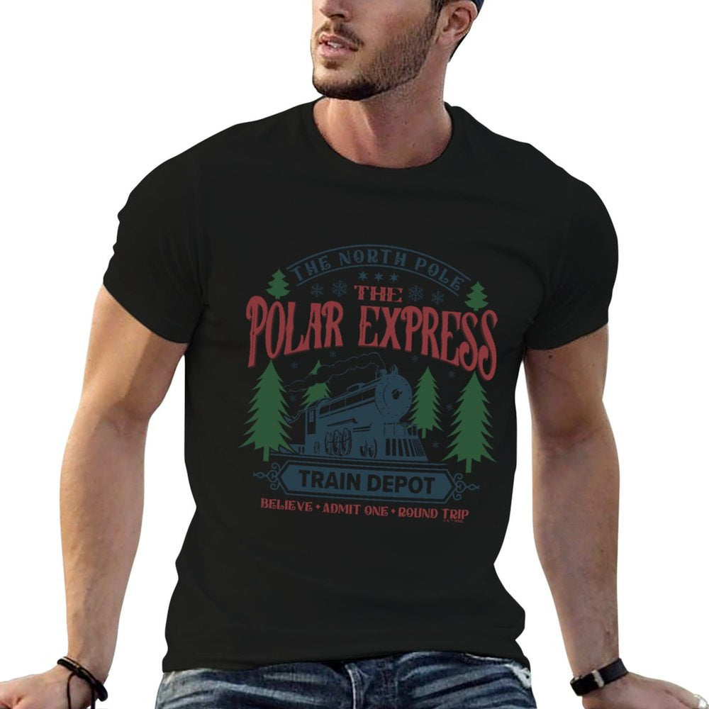The Polar Express Train Depot  Trendy Pattern T-Shirt
