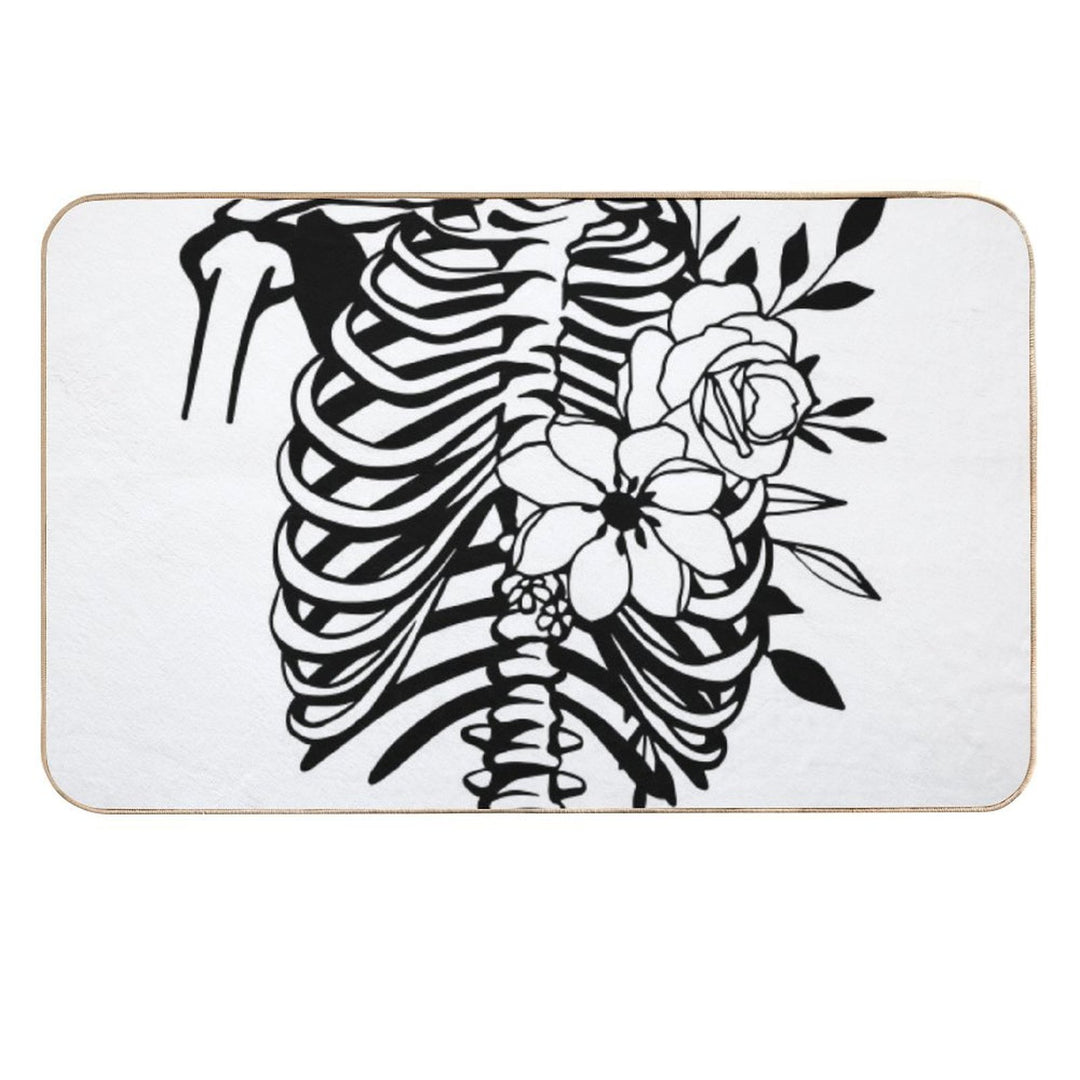 Skeleton Torso Durable Bath Mat