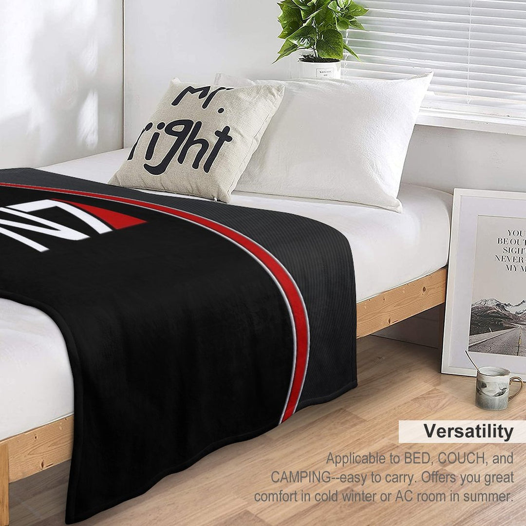 N7 Mass Effect Emblem! Travel-friendly Throw Blanket