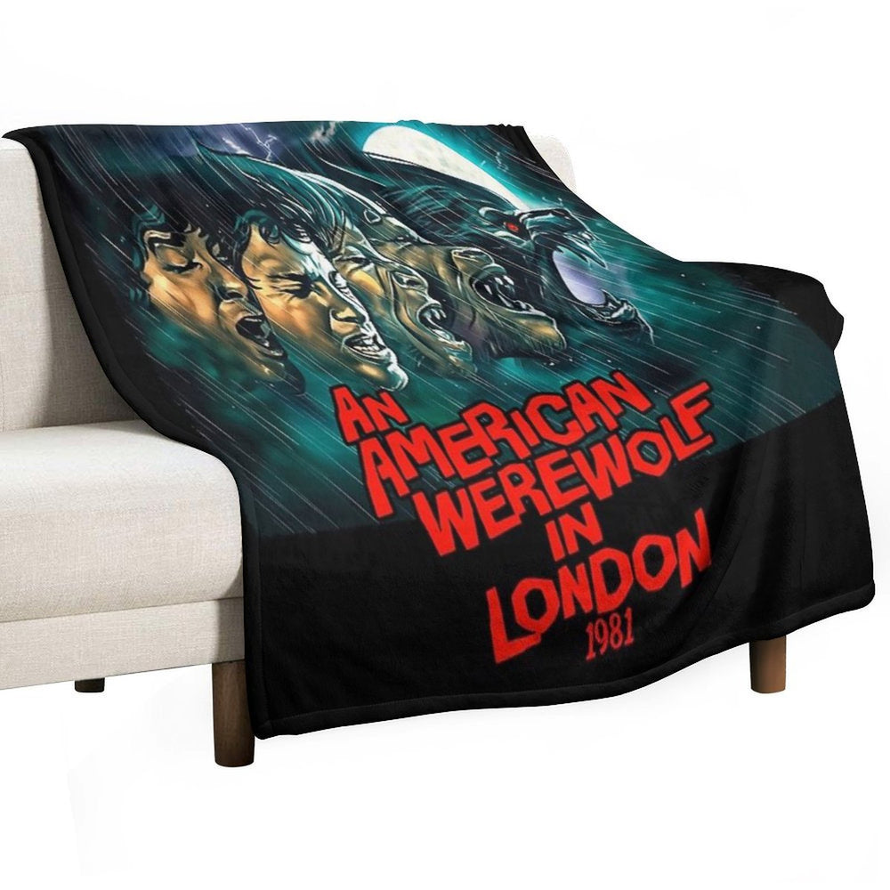 An American Werewolf in London Anti-pilling Throw Blanket