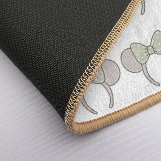 Farmhouse Inspired Ear Headband Design - Sweet Fern Design Co.  Fade-Resistant Bath Mat