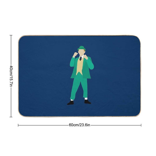 Notre Dame Leprechaun  Easy To Clean Bath Mat