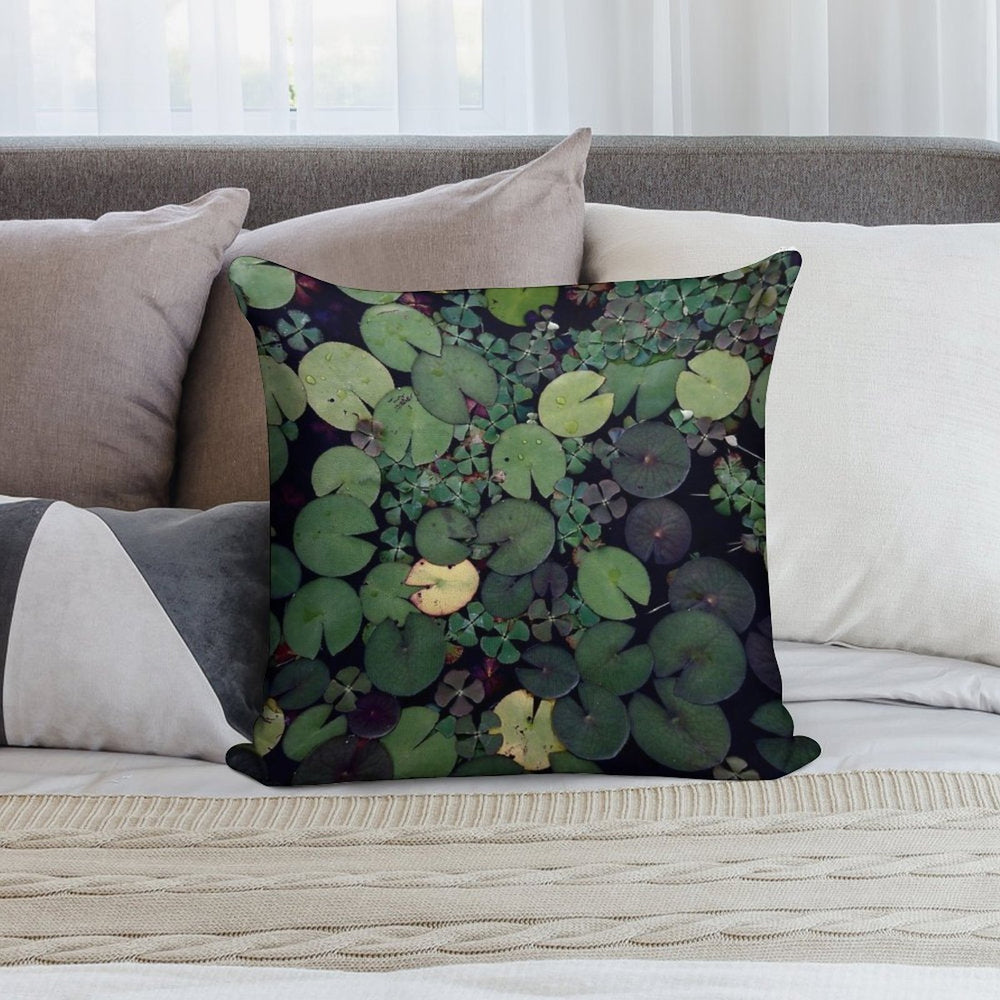 Lily Pads Soft Ultra-Soft Texture Throw Pillow