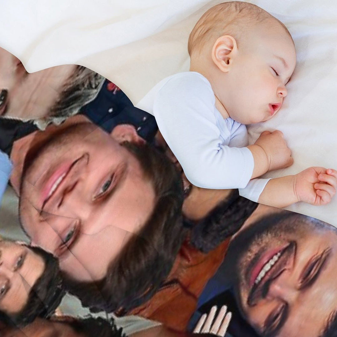 Sebastian Stan Photo Collage 2 All-season Throw Blanket