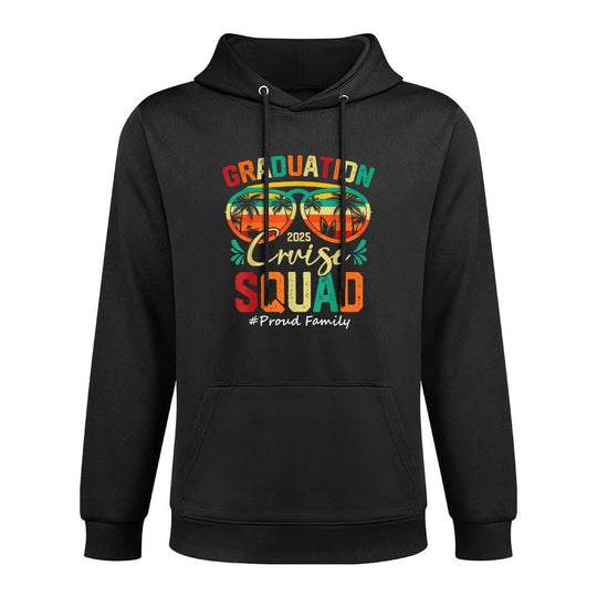 Graduation Cruise Squad 2025 Proud Family Funny Cruising Adjustable Hood Hoodie