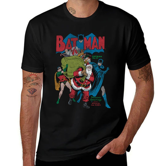 Batman Christmas Seasons Greetings  Vintage-inspired T-Shirt