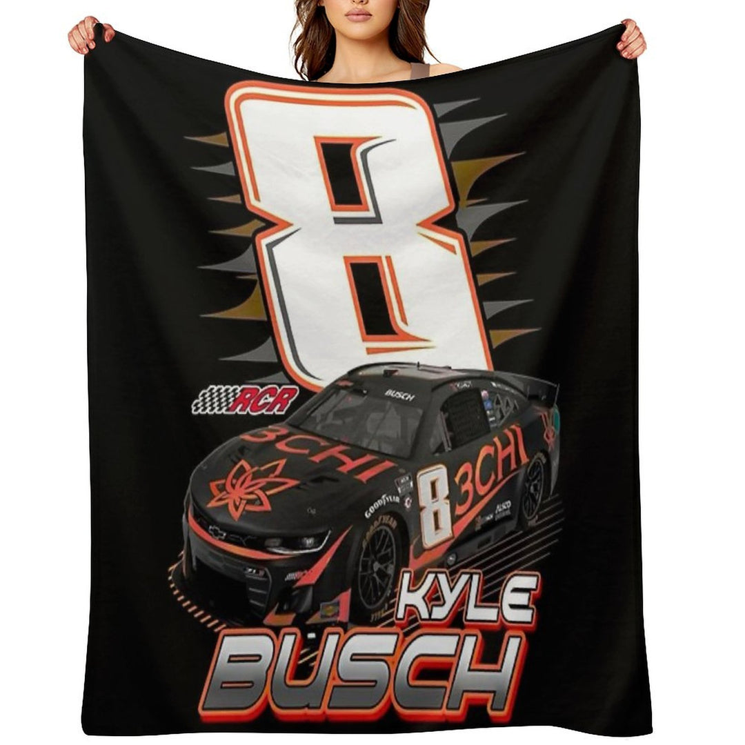 Kyle Busch Premium Throw Blanket