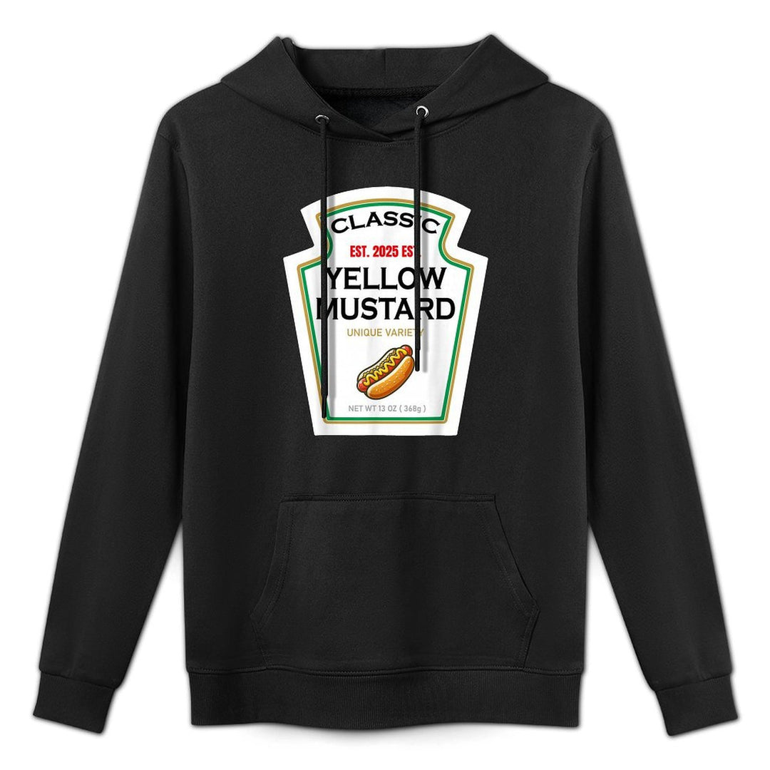 Yellow Mustard DIY Costume Matching Couples Groups Halloween Customizable Surface Hoodie