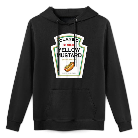 Yellow Mustard DIY Costume Matching Couples Groups Halloween Customizable Surface Hoodie