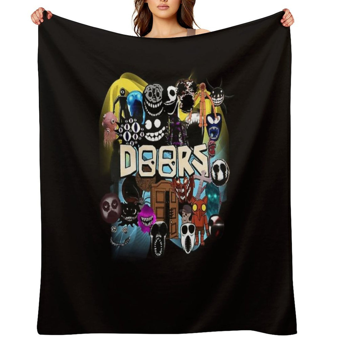 Doors All The Entities New Doors Game Update Comfort Throw Blanket