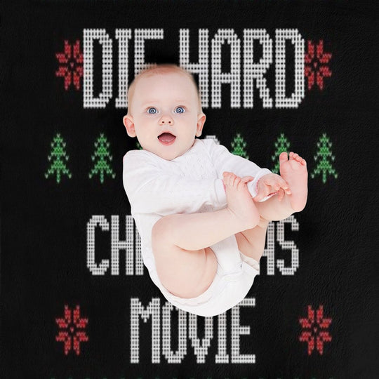 Die Hard Is A Christmas Movie Quick-dry Throw Blanket