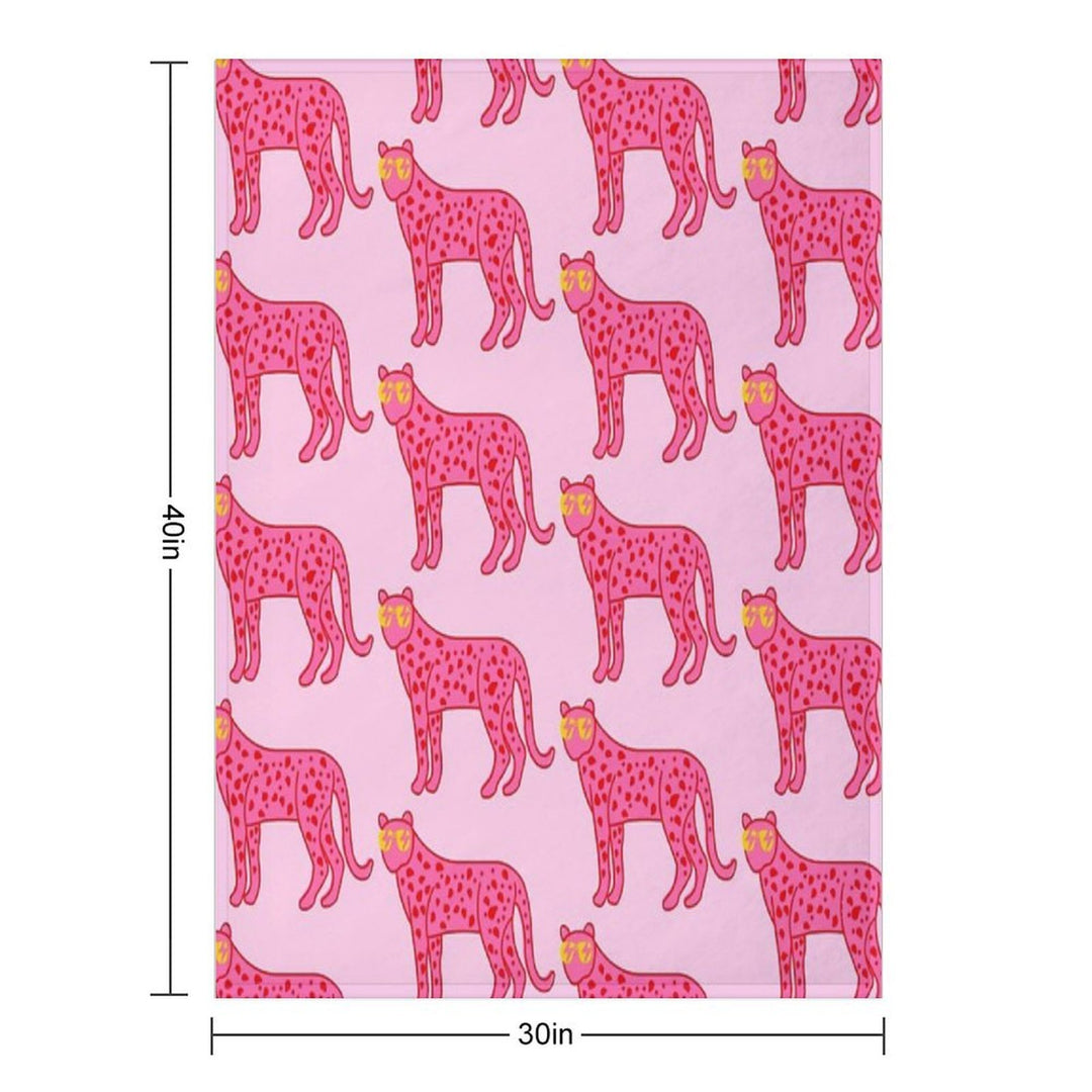 Cheetah Xoxo Eco-conscious Throw Blanket