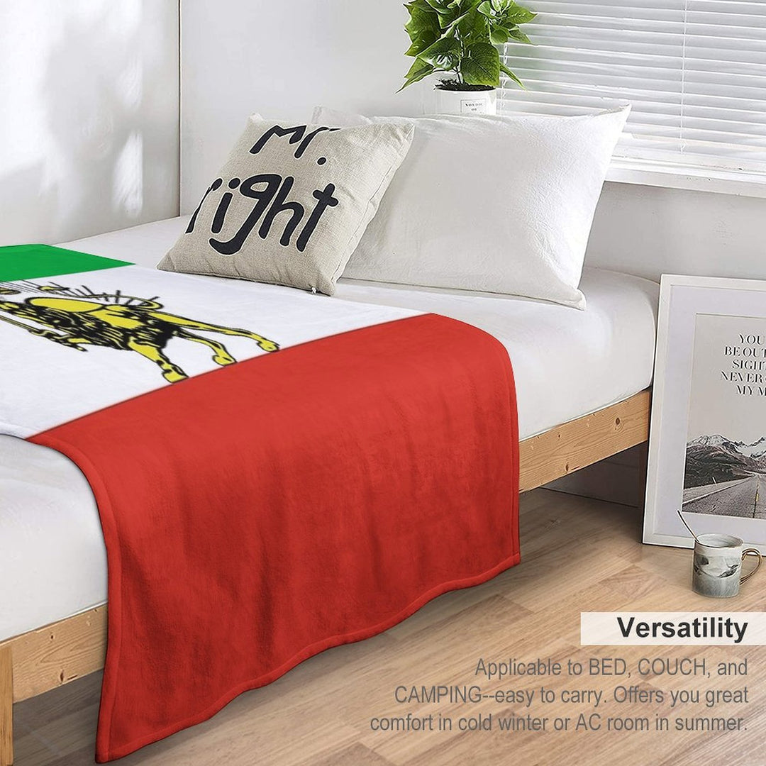 Flag of Persia  Iran (Pahlavi) Comfort Throw Blanket