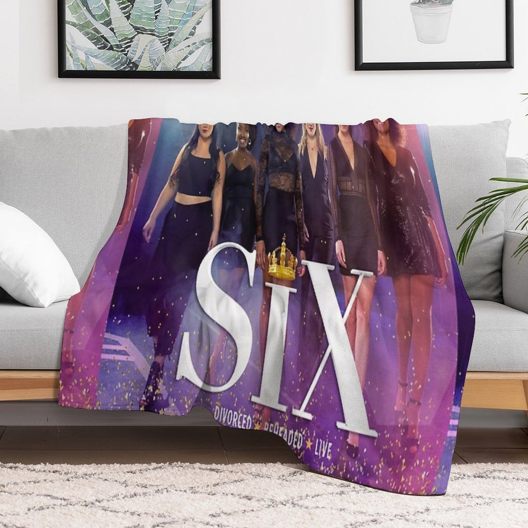 Six Broadway Cast Wrinkle-free Throw Blanket