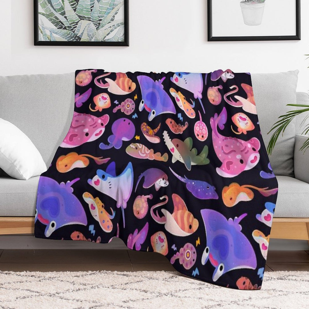 Ray Day 2 Lightweight Throw Blanket