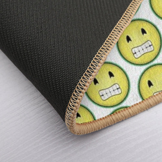 Rainbow Smiley  Easy To Clean Bath Mat