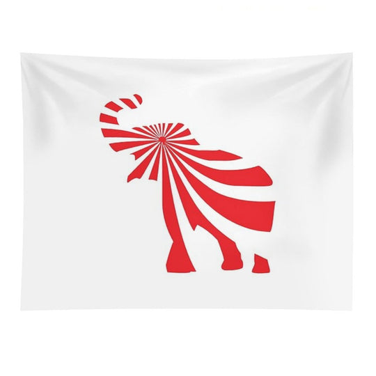 Peppermint Elephant Tapestry