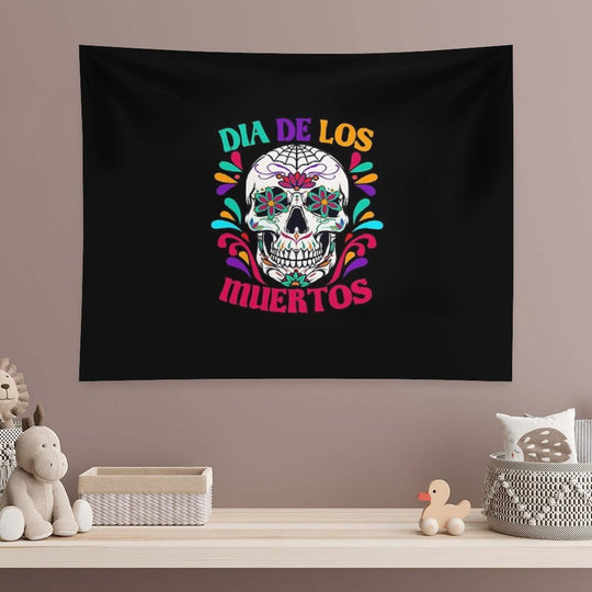 Dia De Los Muertos Tapestry