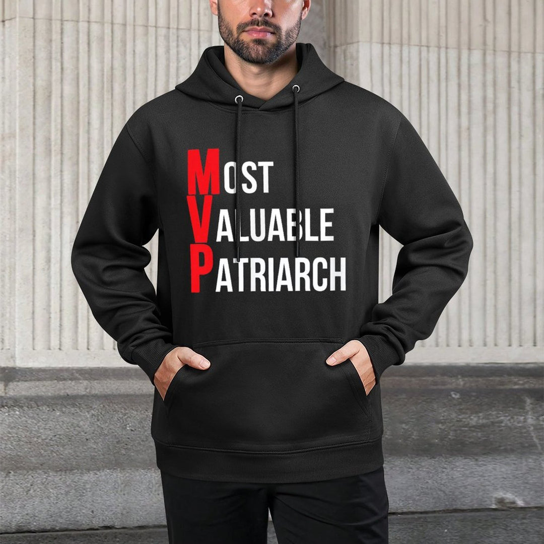 Most Valuable Patriarch Dad Birthday Or Father&#39;s Day Pilling-Resistant Hoodie