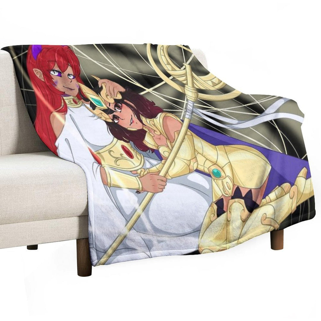 Leni And Hella Wrinkle-free Throw Blanket