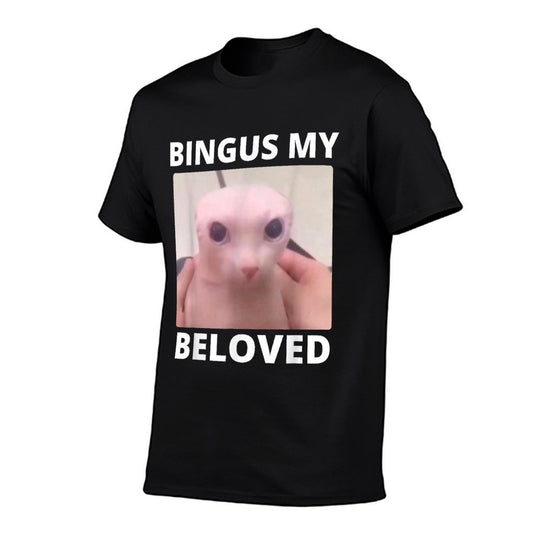 Bald Bingus My Beloved Hairless Sphinx Cat Bingus Cat Meme  Relaxed-fit T-Shirt