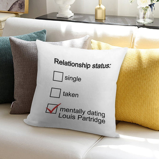 Mentally Dating Louis Partridge Soft Durable Construction Throw Pillow