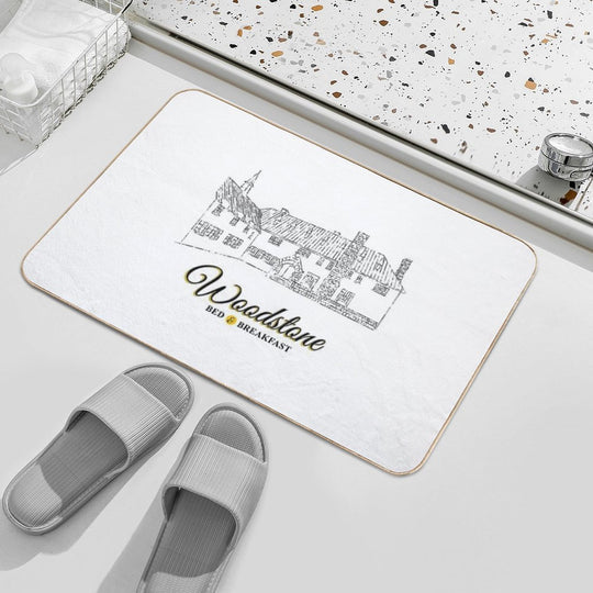 The Woodstone Mansion - Ghosts CBS  Slip-Resistant Bath Mat