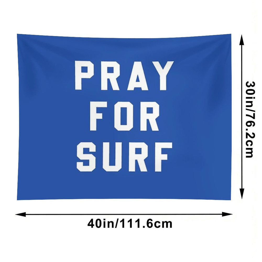 Pray for Surf - Blue Tapestry