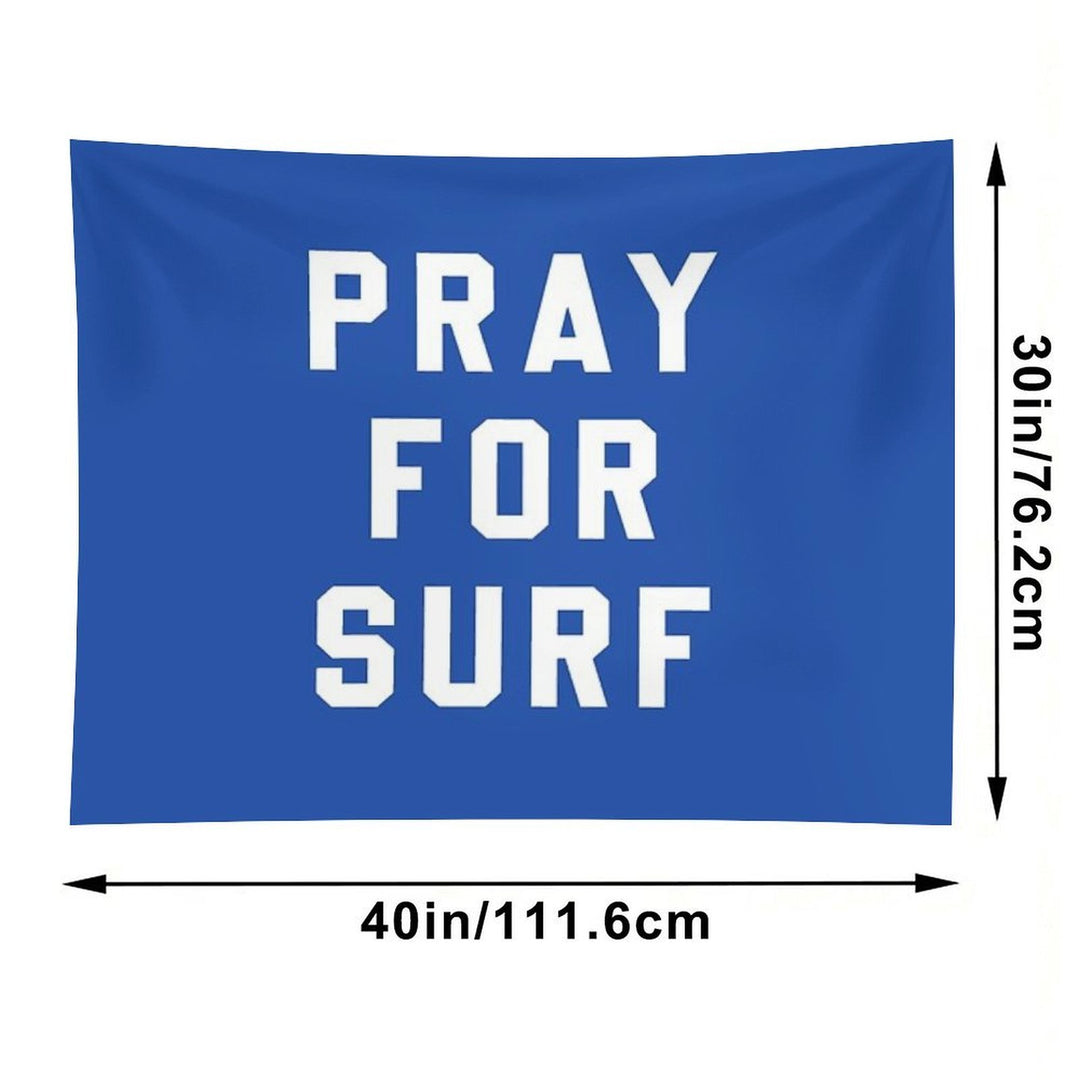Pray for Surf - Blue Tapestry