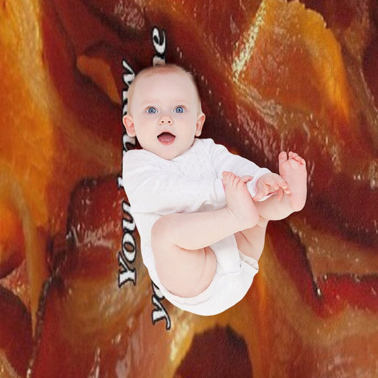Bacon Shrink-resistant Throw Blanket