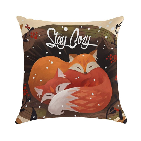 Stay Cozy Soft High-Density Material Throw Pillow
