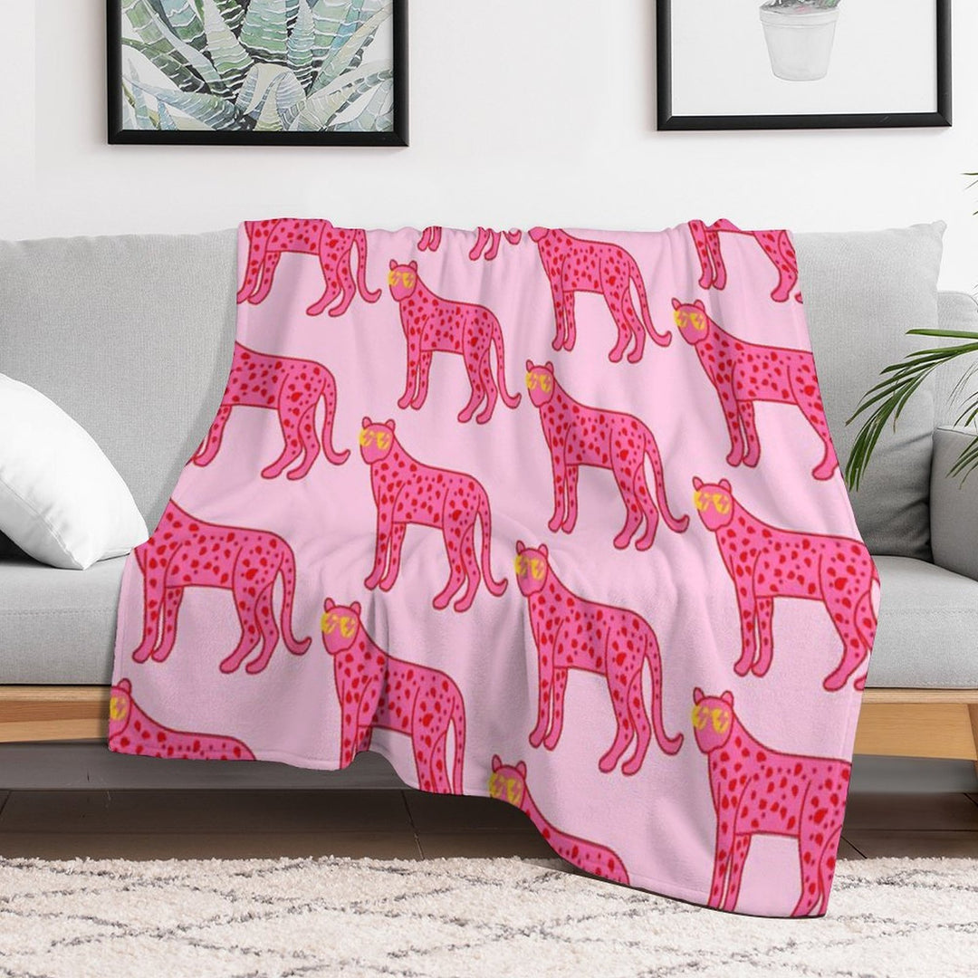 Cheetah Xoxo Eco-conscious Throw Blanket
