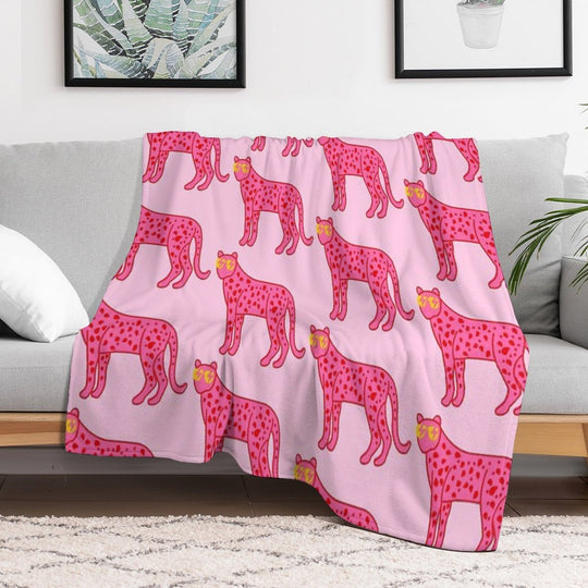 Cheetah Xoxo Eco-conscious Throw Blanket